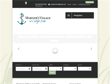 Tablet Screenshot of marinersvillagecarlylelake.com